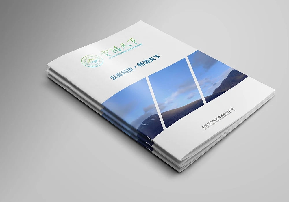 Custom Books Booklet Brochure Printing Magazine Comic Instruction Manual Catalogue For Advertising Company Business Soft Cover