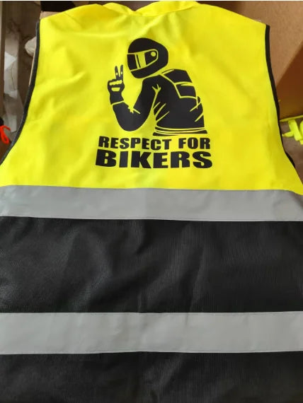 S-5XL Custom LOGO Safety Vest with Pockets and Zipper High Visibility Construction Vest Workwear