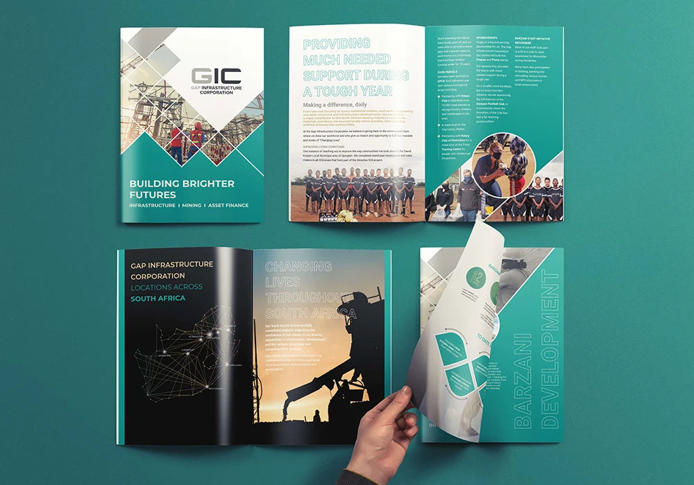 Custom Books Booklet Brochure Printing Magazine Comic Instruction Manual Catalogue For Advertising Company Business Soft Cover